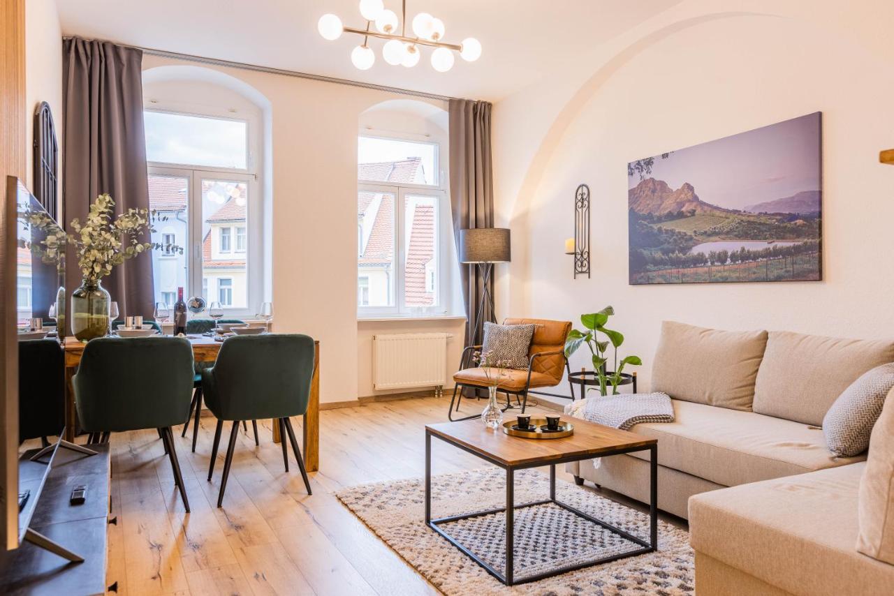 Fynbos Apartments Theaterblick, Historisch & Stilvoll, Parkplatz Meißen 外观 照片